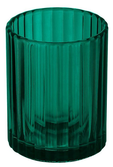 Стакан для ванных принадлежностей Аtmosphere of art Emerald из цветного стекла 290₽