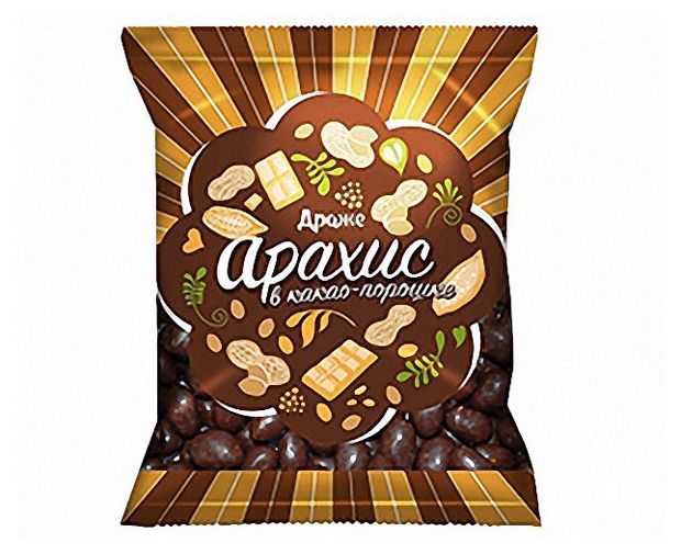 Драже Кондитер Профи Арахис в какао, 200 г