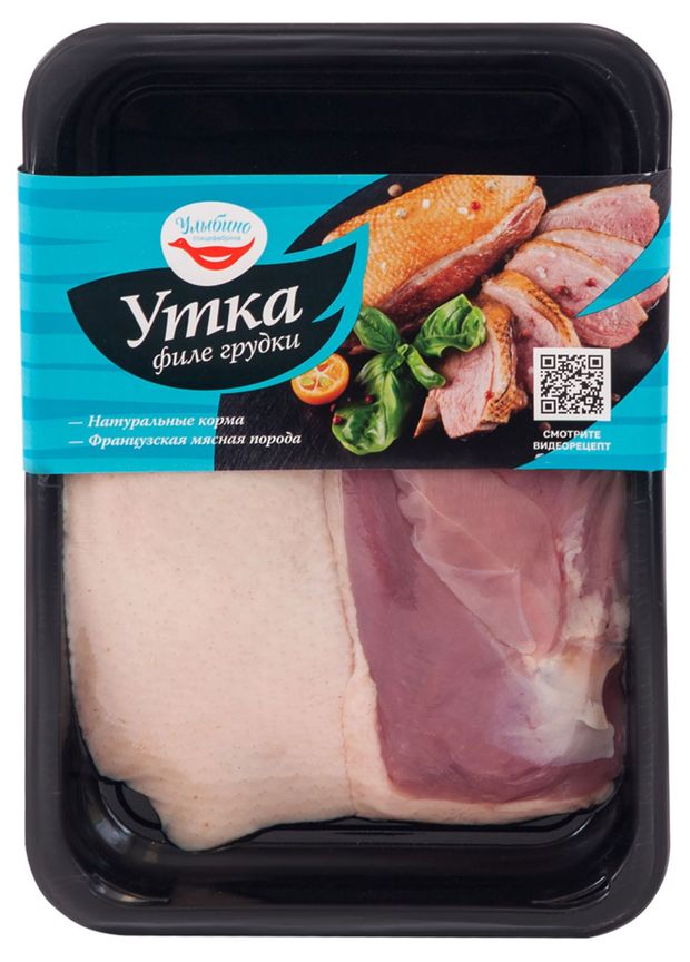 Филе утенка Улыбино охлажденное 580 г 550₽