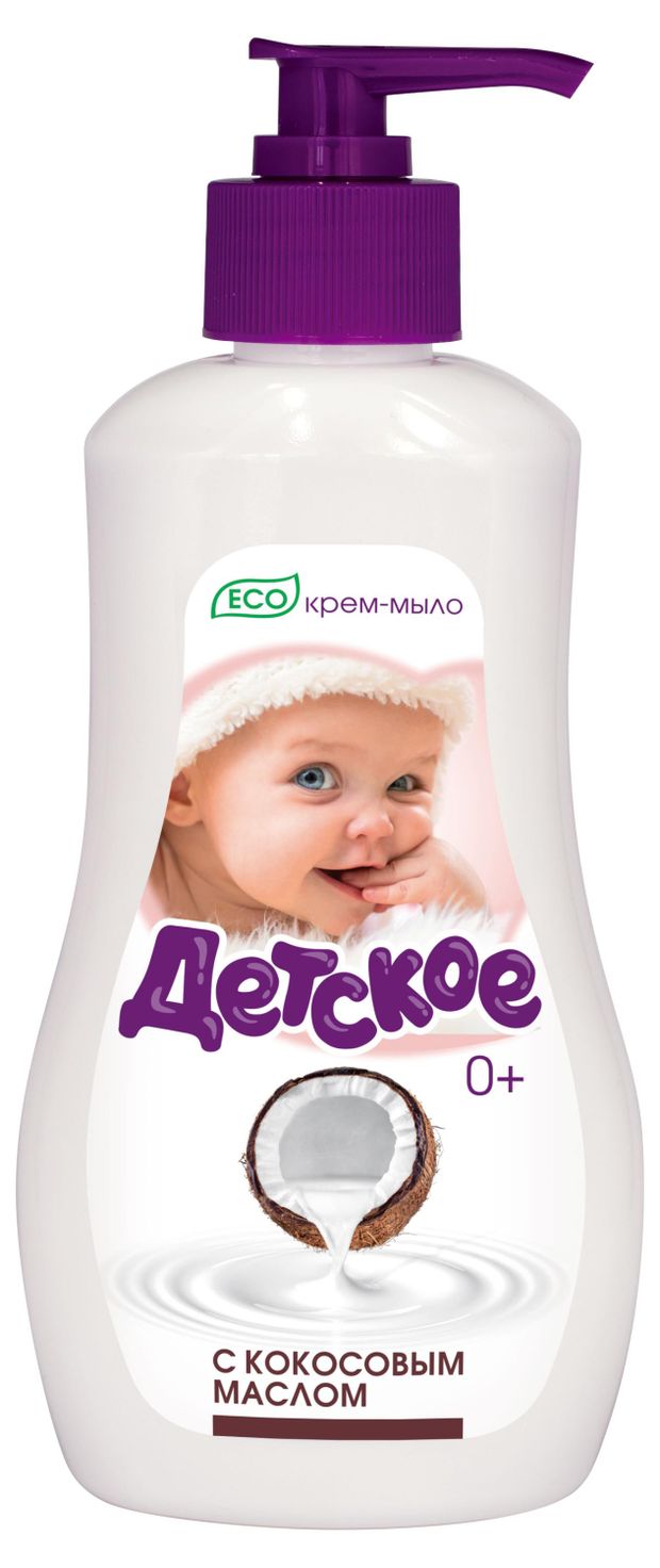 Жидкое мыло Весна Детское ECO с кокосовым маслом, 280 г