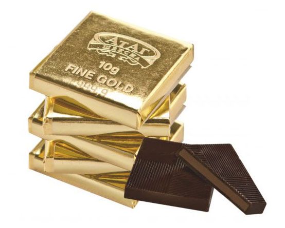 Конфеты Атаг Десять грамм золота, вес