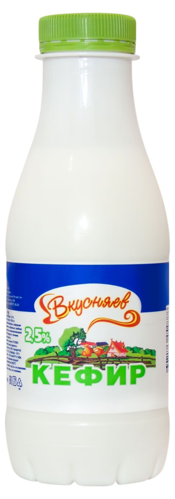 Кефир Вкусняев 2,5% БЗМЖ, 450 г