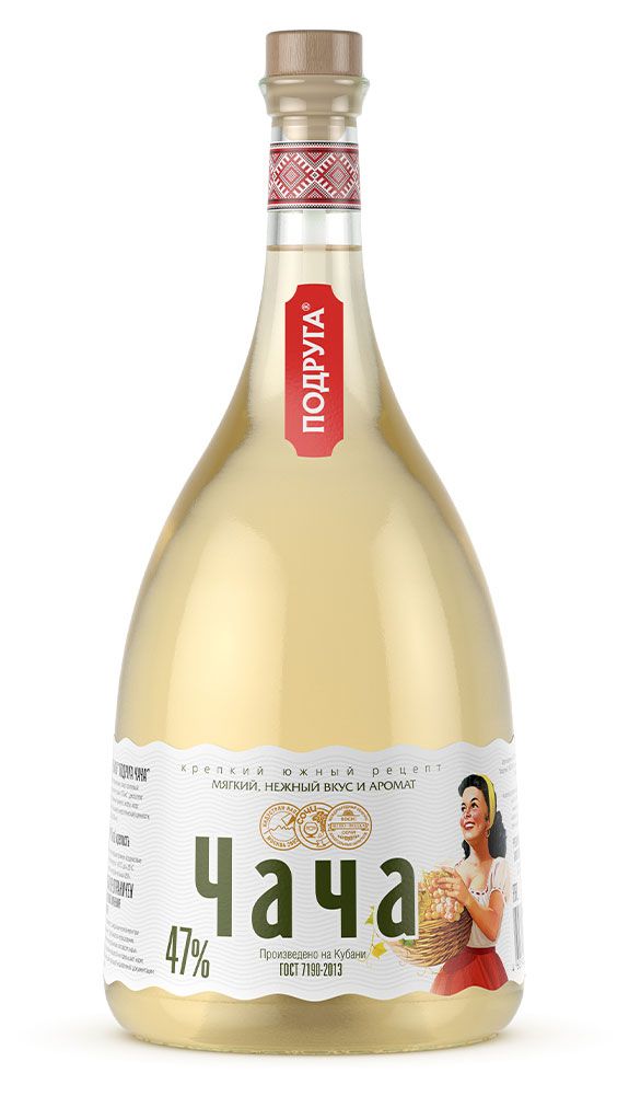 Чача Подруга 47% Россия, 1,5 л