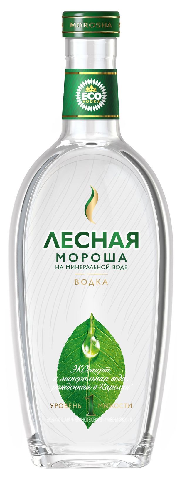 Водка Лесная Мороша уровень мягкости 1 Россия, 0,5 л