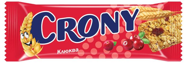 Батончик-мюсли Леовит Crony Клюква 50 г 90₽