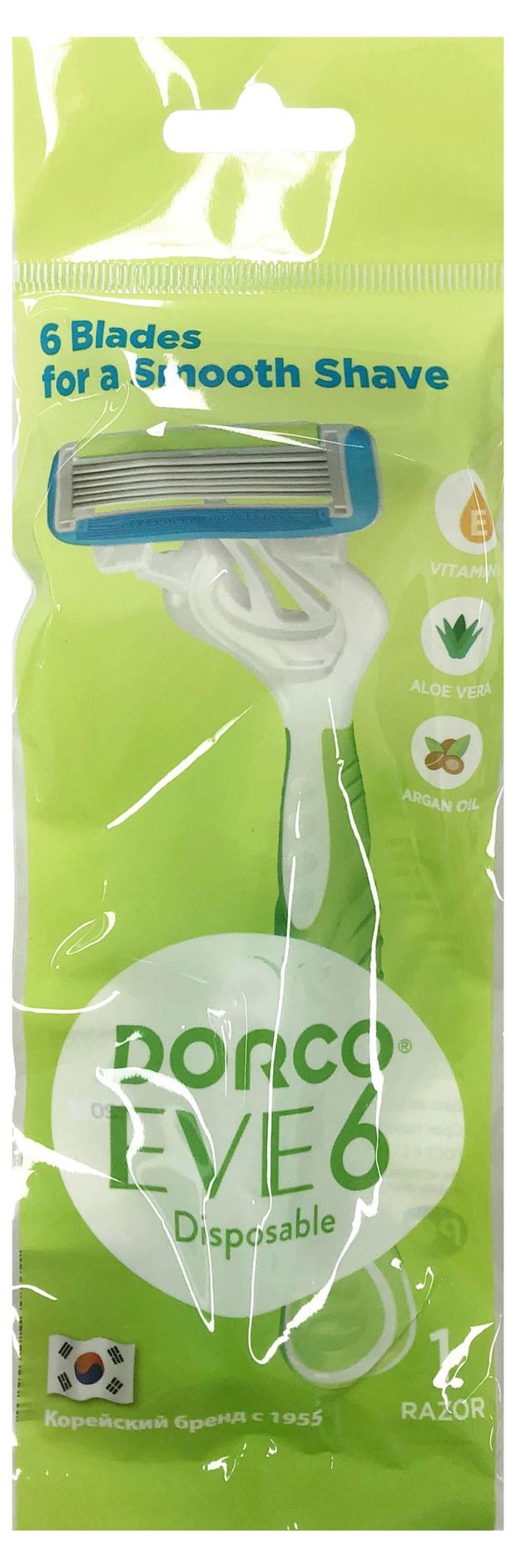 Станок для бритья одноразовый женский Dorco Eve 6 SXA300-1P 6 лезвий 1 шт 215₽
