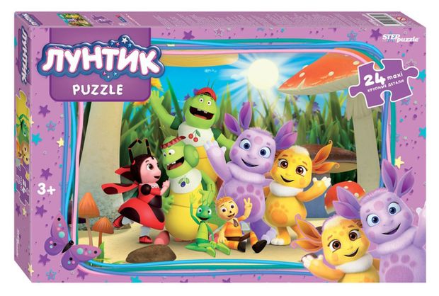 Макси-пазл Step Puzzle Лунтик 24 элемента 470₽