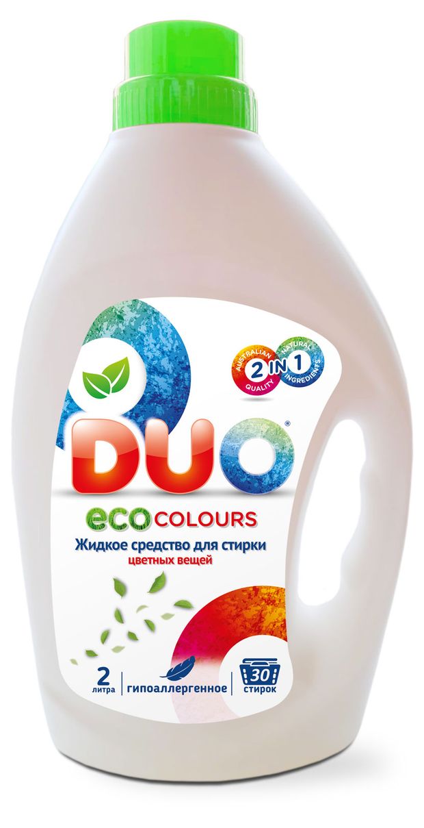Жидкое средство для стирки DUO ECO colours 2 л 440₽