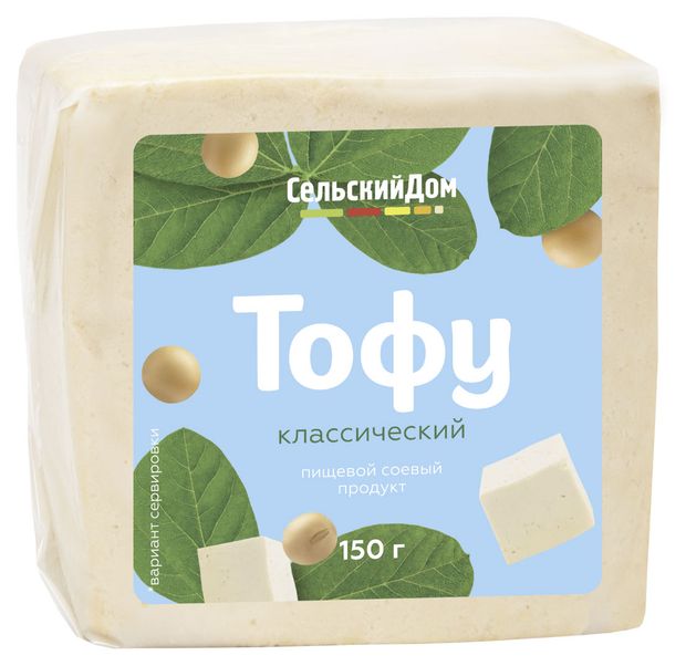 Сыр растительный классический Сельский дом ГОСТ ЗМЖ, 150 г