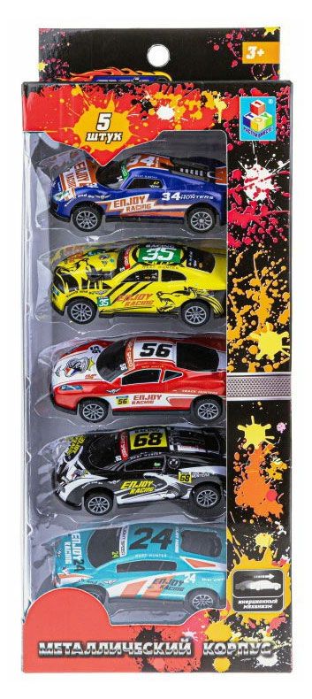 Набор машинок 1TOY Драйв 5 шт 600₽