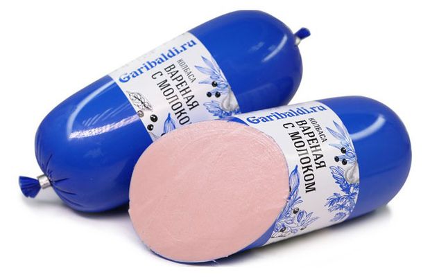 Колбаса вареная Garibaldi с молоком, 500 г
