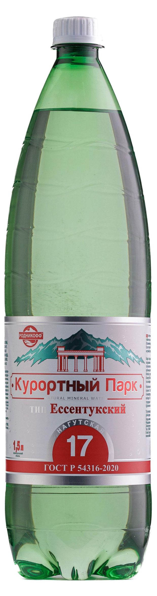 Вода минеральная Курортный парк Нагутская 17, 1,5 л