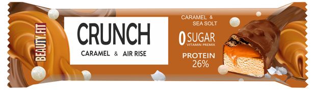 Батончик протеиновый Beauty Fit Crunch соленая карамель 40 г 100₽