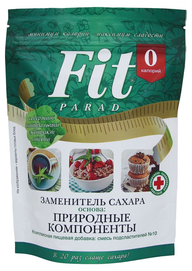 Заменитель сахара Fit Parad 10 150 г 400₽