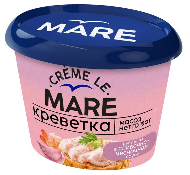 Креветка Балтийский Берег рубленая в сливочно-чесночном соусе, 150 г