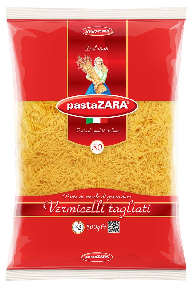 Макаронные изделия Pasta Zara Vermicelli tagliati вермишель, 500 г