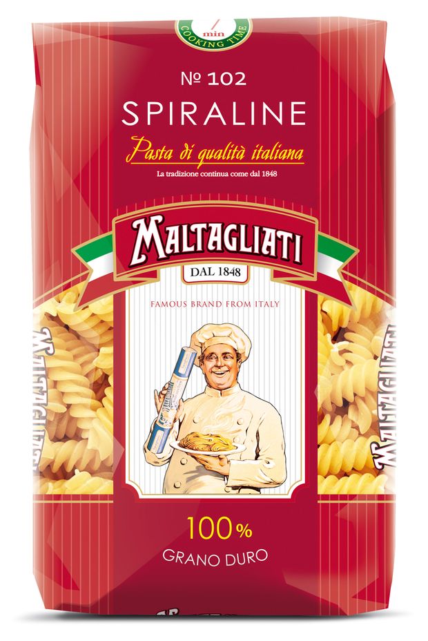 Макаронные изделия Maltagliati Спиралине 102, 450 г