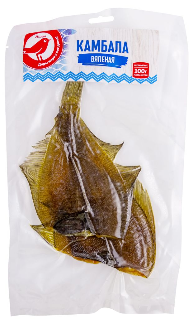 Камбала вяленая АШАН Красная птица 100 г 170₽