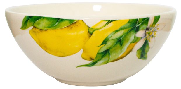 Миска Дулевский фарфор Лимоны керамика, 160 мм