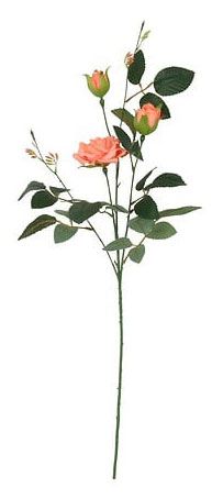 Ветка розы искусственная, 76 см