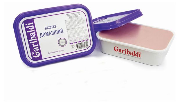 Паштет Garibaldi Домашний из свиной печени охлажденный, 180 г