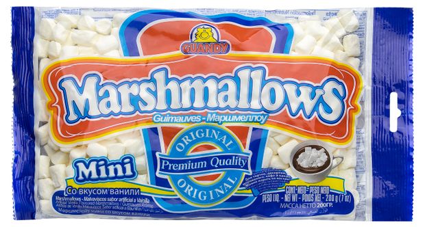 Маршмеллоу Guandy мини со вкусом ванили Гватемала, 200 г