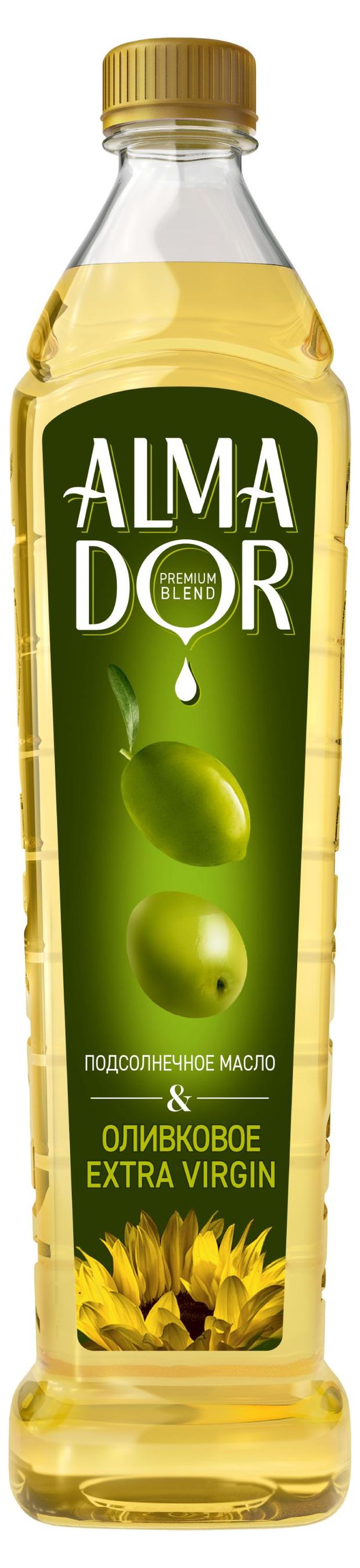 Масло подсолнечное Almador с оливковым 750 мл 158₽