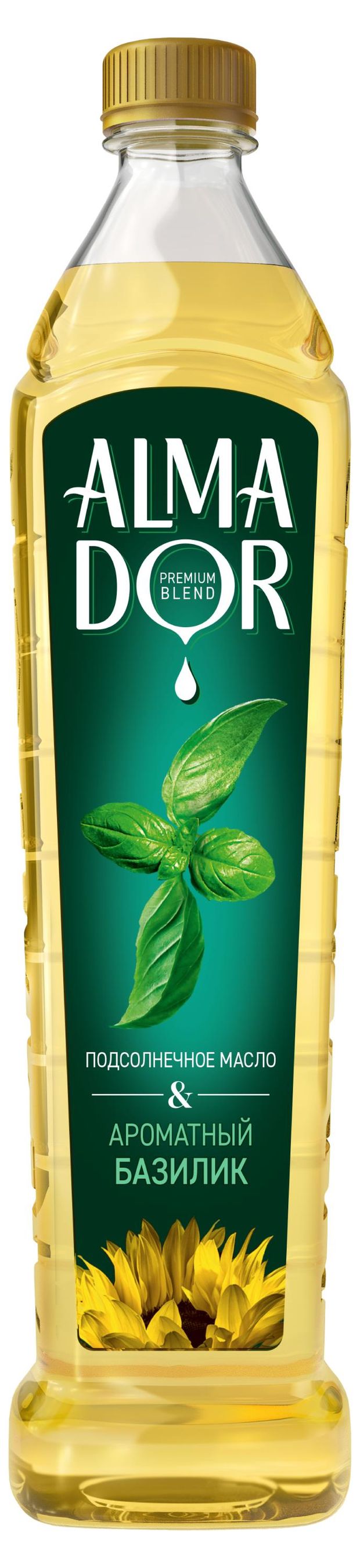 Масло подсолнечное Almador с базиликом 750 мл 158₽