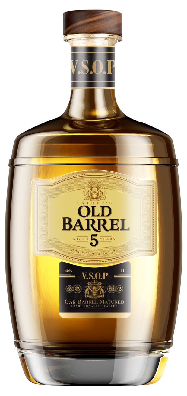 Коньяк Father's Old Barrel 5 Years Old Россия, 1 л
