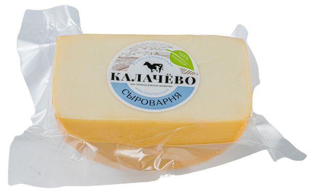 Сыр полутвердый Калачево Качотта премиум копченый 50% БЗМЖ, 250 г