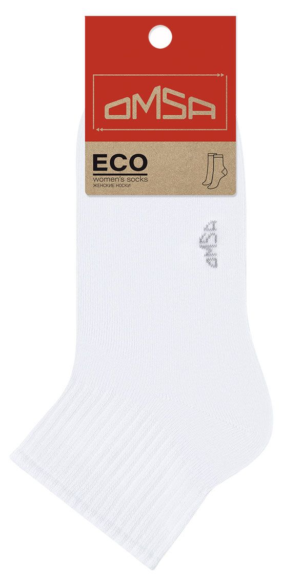 Носки женские Omsa Eco 253 белые, размер 35-38