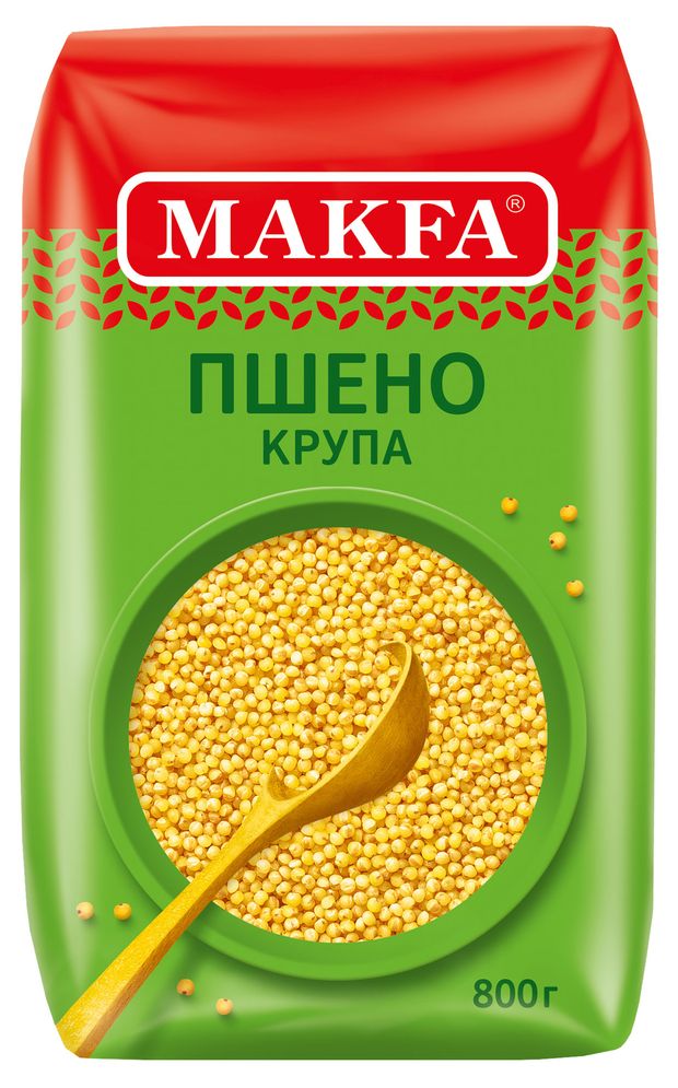 Крупа Makfa Пшено шлифованное 800 г 80₽