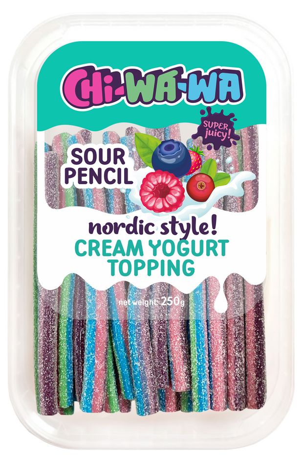 Мармелад жевательный Chi-wa-wa Nordic style Крем йогурт, 250 г