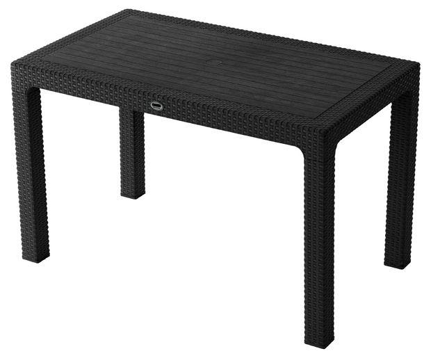 Стол Heniver Rattan шоколад, 120х70х75 см