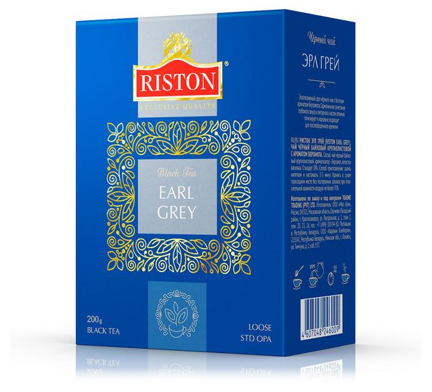 Чай черный RISTON листовой Earl Gray, 200 г