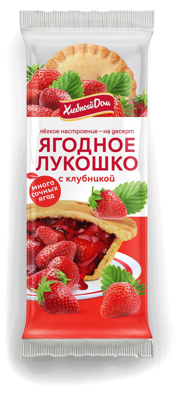 Ягодное лукошко хлебный дом клубника 2штх70г
