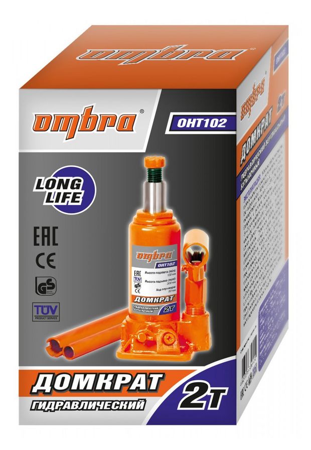 Домкрат ombra 2т