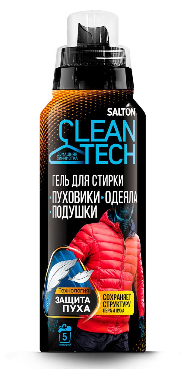 Гель для стирки Salton CleanTech для изделий из пуха 250 мл 310₽