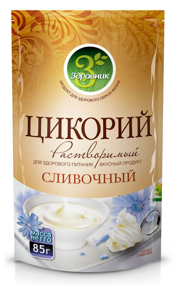 Цикорий Здравник сливочный растворимый, 85 г