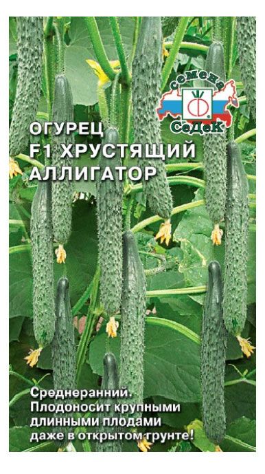 Семена СеДеК Огурец Хрустящий аллигатор F1