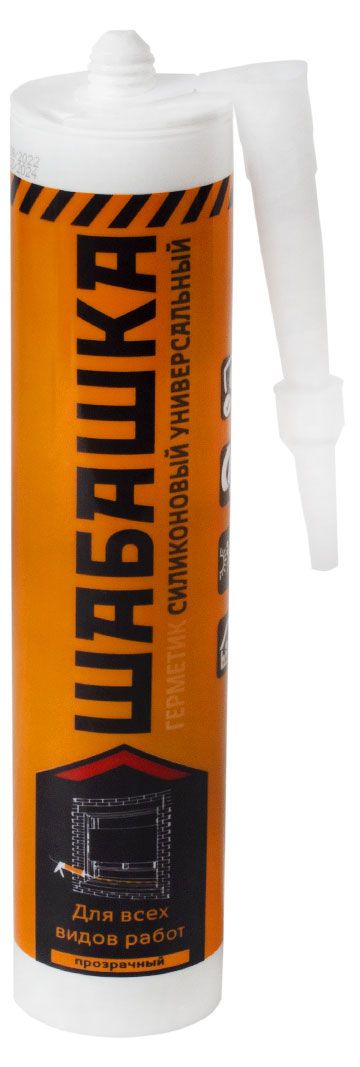Герметик силиконовый Шабашка универсальный прозрачный, 280 мл