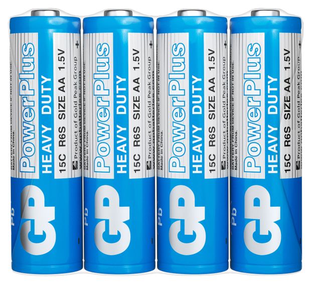 Батарейка GP Power Plus R6 солевая AA 4 шт 110₽