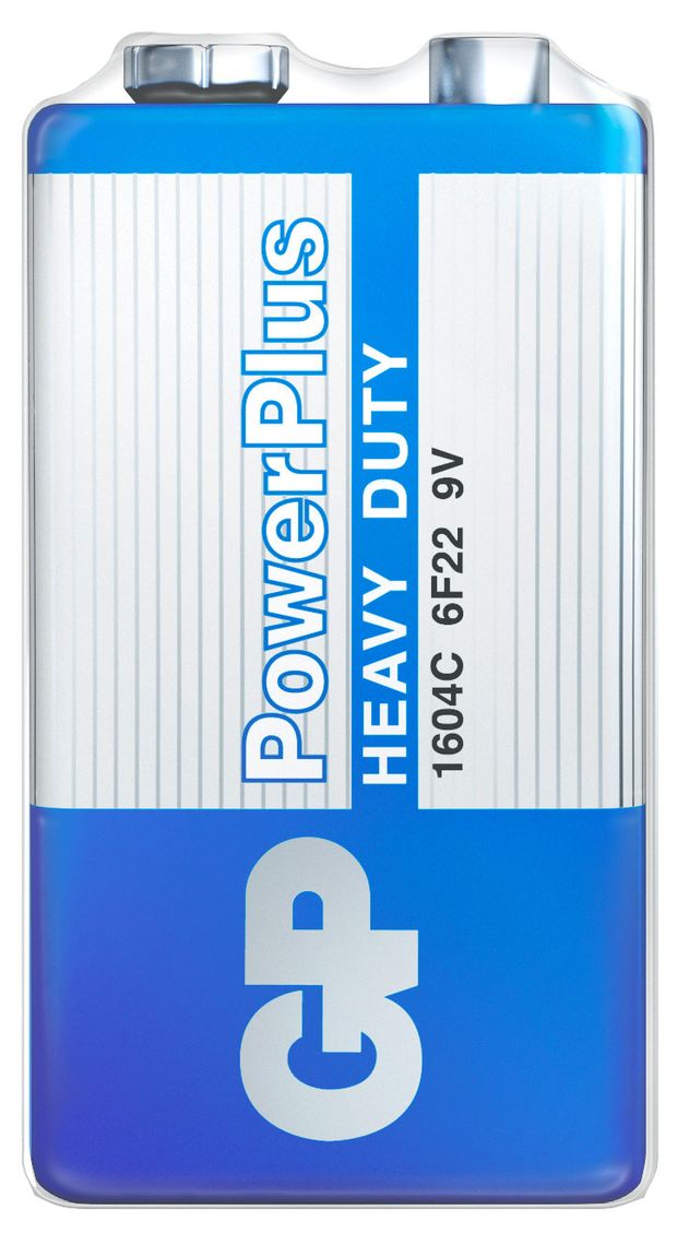 Батарейка GP Power Plus 6F22 крона 1 шт 110₽