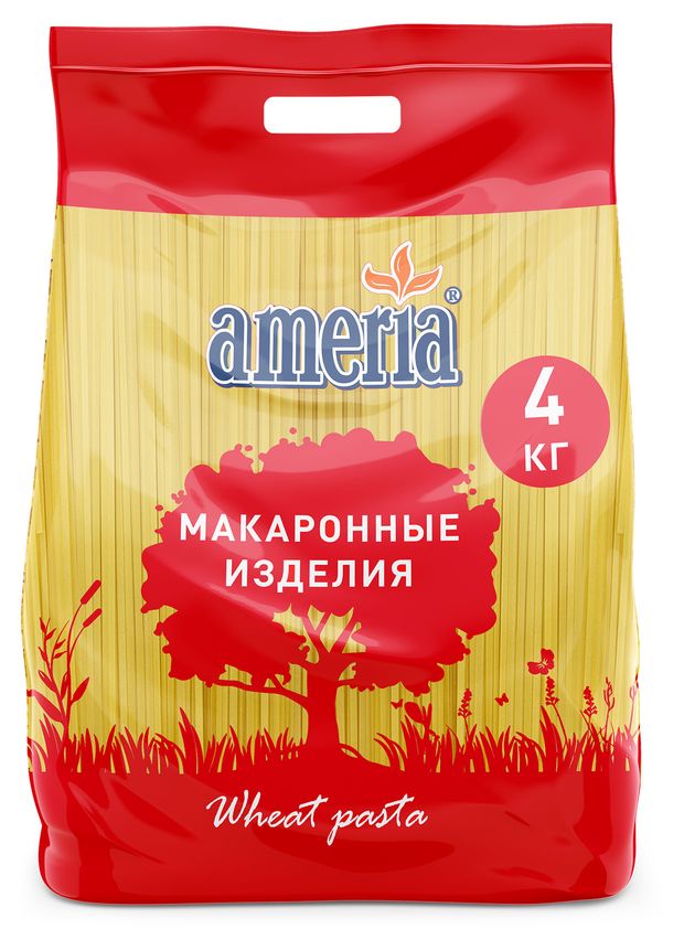 Макаронные изделия Ameria спагетти, 4 кг