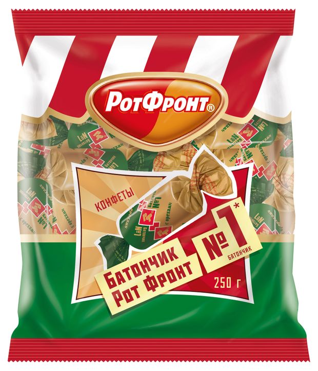 Конфеты Рот Фронт батончики с орехами, 250 г