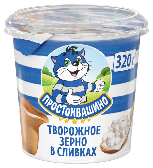Творог Простоквашино 5 БЗМЖ 320 г 130₽