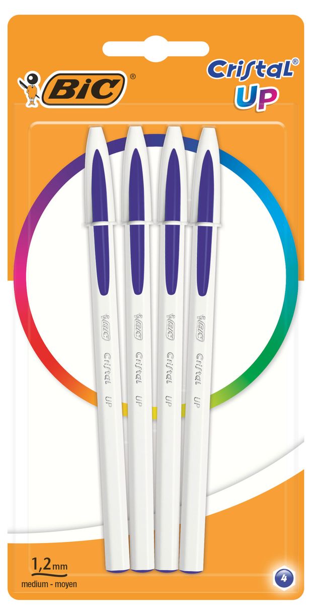 Ручка шариковая BIC Cristal Up синяя 4 шт 190₽