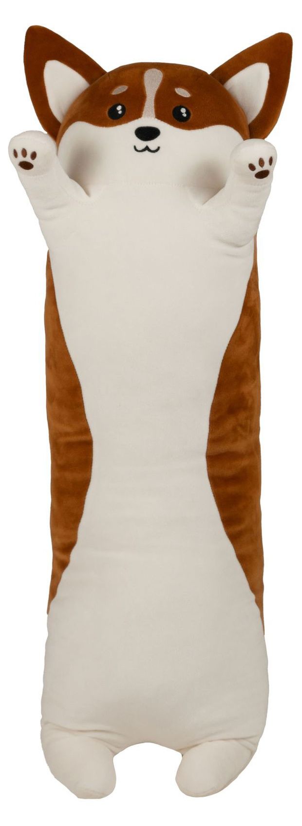 Игрушка мягкая Корги ONE TWO FUN, коричневый, 87 см