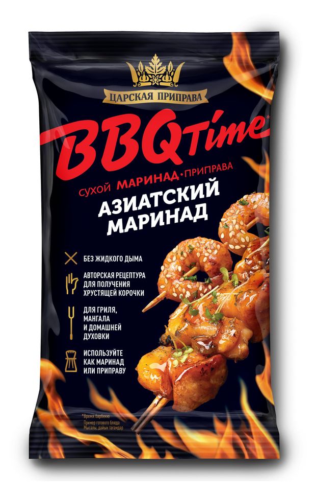 Маринад сухой Царская приправа BBQ Time Азиатский 30 г 25₽