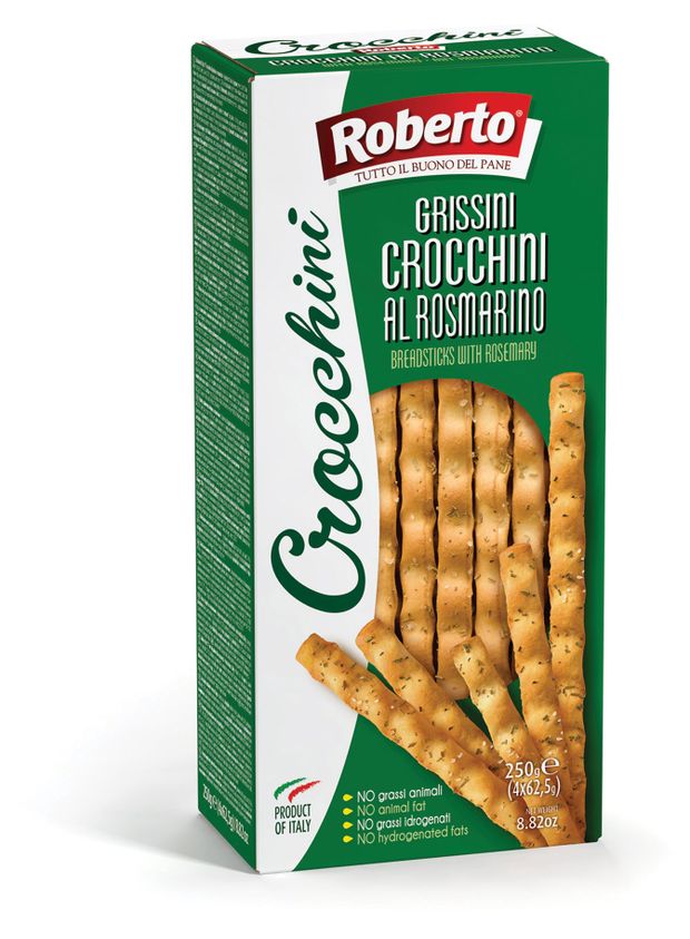 Палочки хлебные Roberto Гриссини Кроккини с розмарином 250 г 484₽